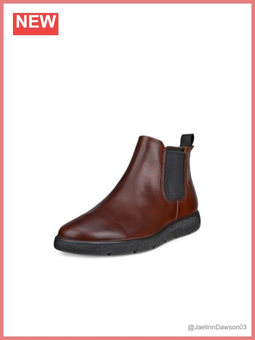 ECCO Bella 2 Leather Chelsea Ankle Boot with Cushioned Sole & Dual-Fit Insoles
